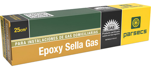 Sellador Epoxy Chico Para Caños De Gas X 25cc Parsecs
