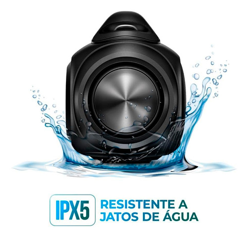 Caixa De Som Boombox Multispkrsound Aws-bbs-02 Bl Aiwa