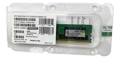 Memoria Ram Hpe 32gb P06033-b21 Dual Rank Ddr4-3200