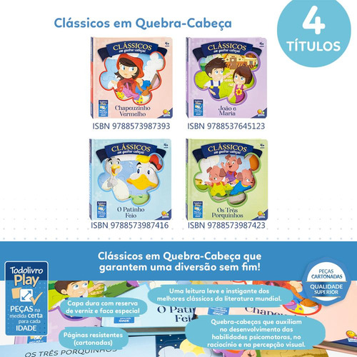 Clássicos Em Quebra-cabeças: João E Maria
