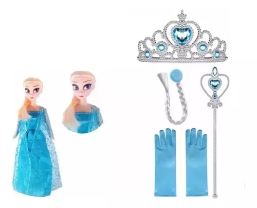 Varinha + Boneca Elza - Musical - Luzes - Frozen