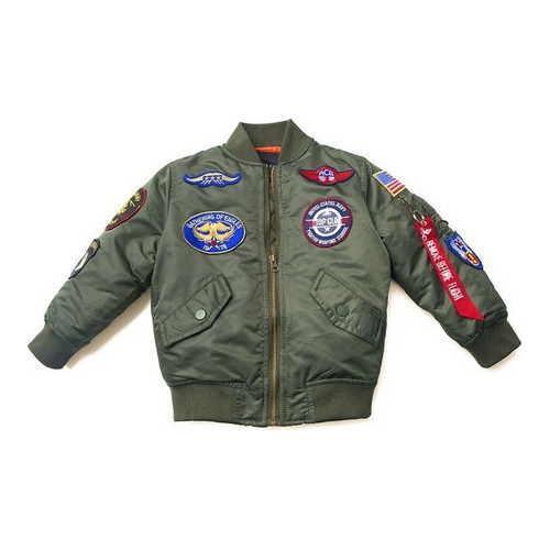 Top Gun Chaqueta Bomber Engrosada Para Otoño E Invierno