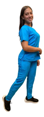 Conjunto Uniforme Antifluido Médico Pijama Dama + Obsequio