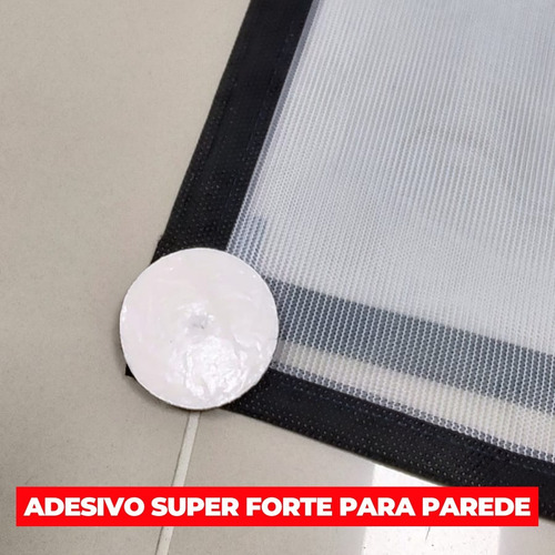 Imagem 3 de 7 de Tela Mosquiteiro Para Janelas Tiras Auto Colantes Lavável