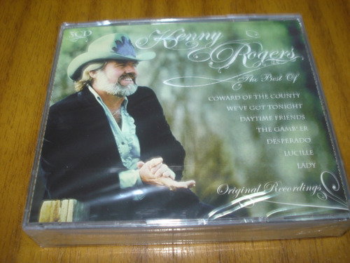 Box Cd Kenny Rogers / The Best Of (nuevo Y Sellado) 3 Cd