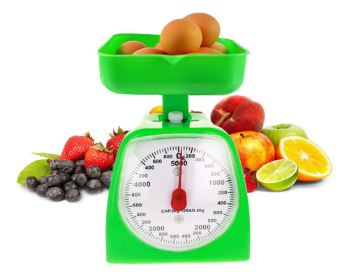 Pesa Alimentos Analógica 0.40g 5kg - Balanza Cocina