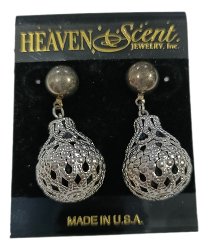 Aretes Heaven Scent Bisutería Estilo Filigrana Mod 06