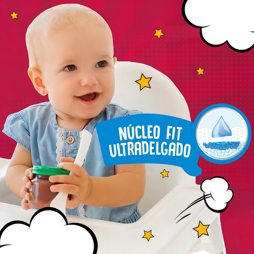 Pañales Kiddies Antifugas Etapa 5 Unisex 40 Piezas