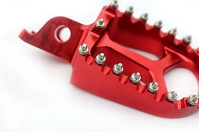 Imagen 4 de 6 de Billete Del Cnc Estriberas Amplio Pie Descansa Fit Honda Cr1