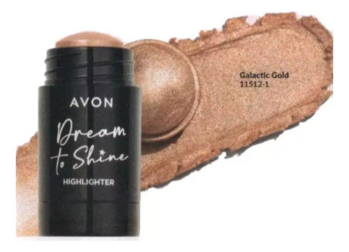 Iluminador Facial Avon Dream To Shine En Barra Dorado