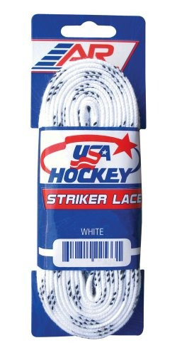 A & R Sports Usa Hockey Cordones, De 84 Pulgadas, Blanco.