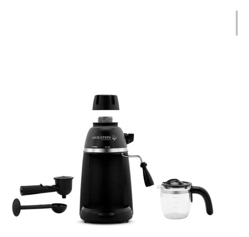 Maquina De Espresso Holstein Housewares 4 Tazas Negra
