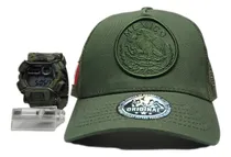 Comprar Gorra Militar Táctica+reloj Tactico México Escudó Militar