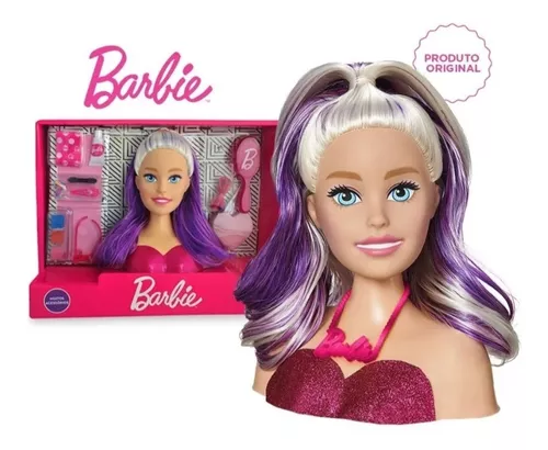 Barbie de Maquiar - Busto Barbie - Styling Head Faces - Pupee