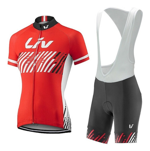 Uniforme Ciclismo Liv St 2017 Dama Jersey + Short Bib, Bici