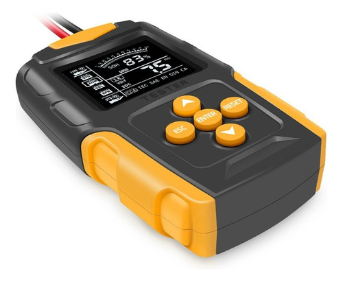 Probador De Batería Digital Lcd De 12v/24v Para Auto