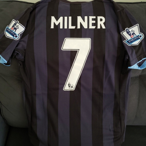 Camisa Manchester City 2012 2013 Third #7 Milner Oficial