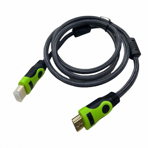 Cable Hdmi 1.5 Mts Doble Filtro, Punta Dorada.