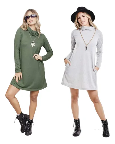 Vestido polera mujer sale
