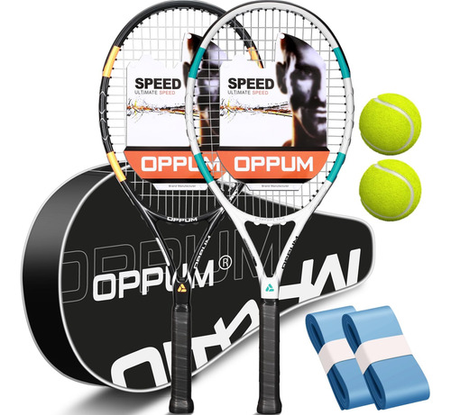 Oppum 27 Raquetas De Tenis Profesionales (paquete De 2), Cue