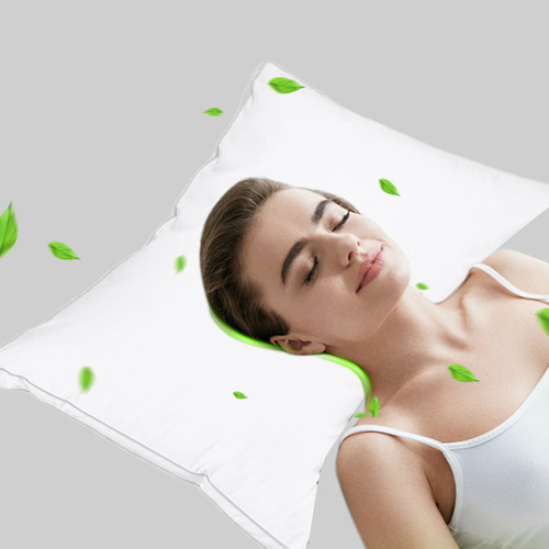 Almohadas De Cama Para Dormir De Color Blanco, 1 Unidad, Esp