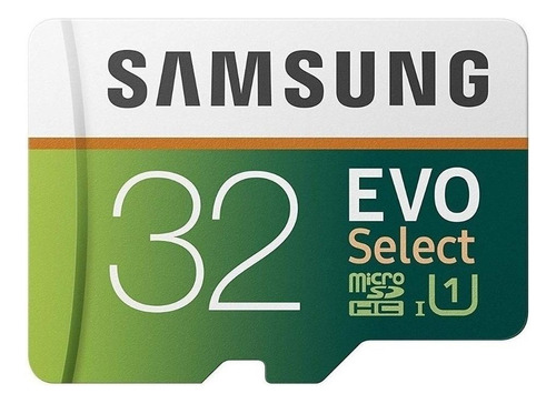Tarjeta de memoria Samsung MB-ME32GA/AM  Evo Select con adaptador SD 32GB