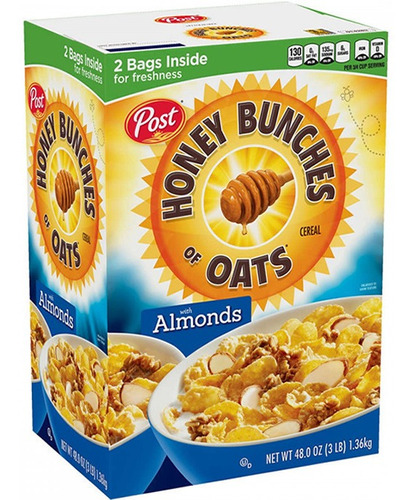 Cereal Honey Bunches Con Almendras 1.36 K - g a $48