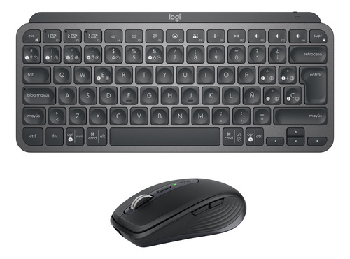 Kit Logitech Teclado Mx Keys Mini + Mx Anywhere 3s Negro