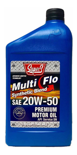 Aceite Semisintético 20w-50 Importado