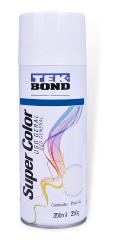 Tinta Spray Tek Bond Branco Fosco Uso Geral 350ml / 250g