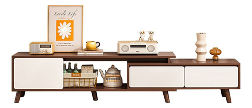Mueble Mesa Para Tv Moderno Minimalista  140cm Con Puertas