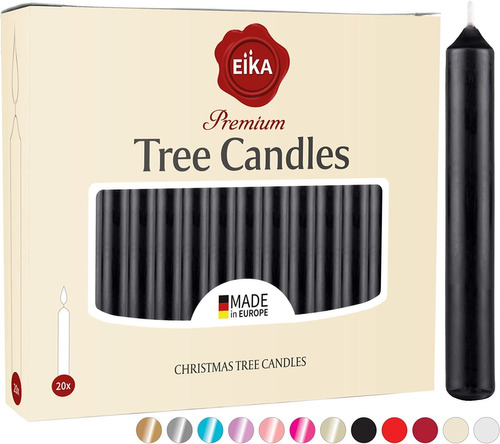 Eika 20 Piezas De Árbol De Navidad Set De Velas De Alta Hech