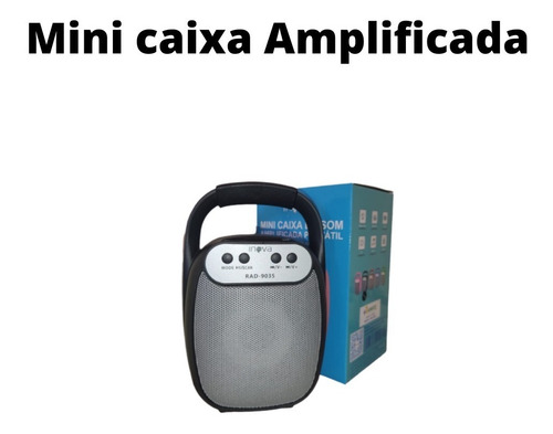Caixinha De Som Amplificada Portátil Inova (veja O Vídeo)