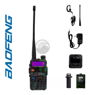 Radio Baofeng Uv5r Diseño Camuflado Motorola Icom Kenwood