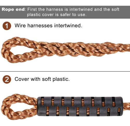 Kit De Correa Para Silla De Hamaca Con Cuerda De Columpio