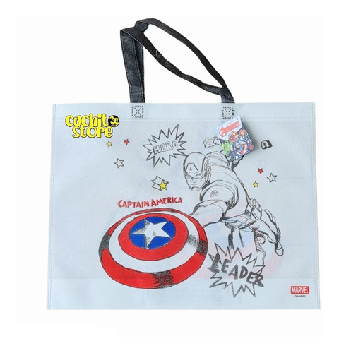 Bolsa Ecologica Capitan America Marvel 45x34cm