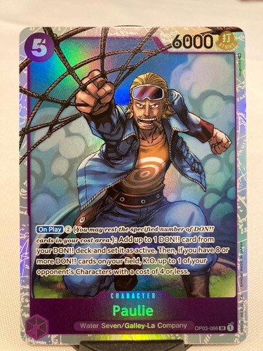 One Piece Tcg Op03-066: Paulie (sr)