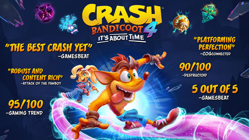 Videojuego Crash Bandicoot 4 It's About Time, Xbox One