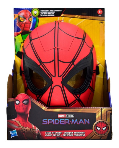 Spider Man Mascara Luminoso Marvel Studio Hasbro Color Rojo