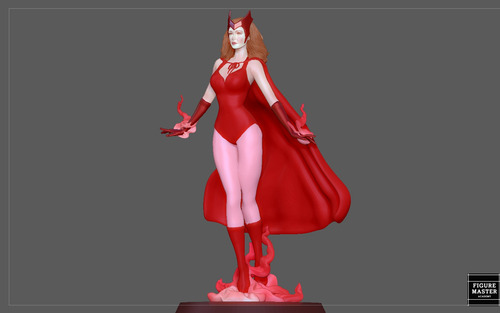 Imagen 2 de 4 de Wanda Bruja Escarlata Disfraz De Halloween De- Arte Plastico