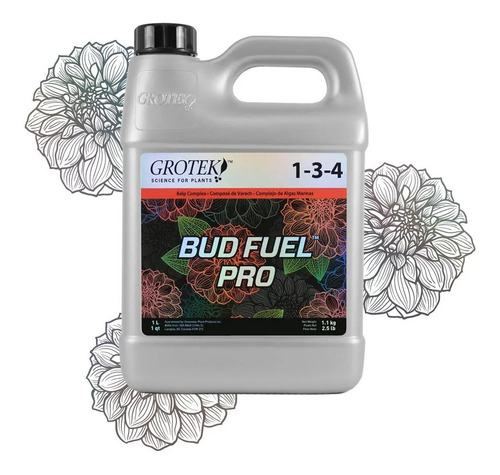 Imagen 5 de 10 de Grotek Combo Floracion Bud Fuel + Blossom + Heavy Bud 500 Ml