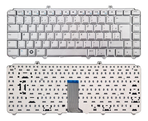 Teclado Para Dell Pp22l Pp25l Pp26l Pp28l Pp29l Prata Com Ç