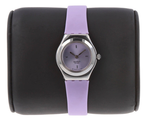 Reloj Para Mujer Swatch *irony*. Morado Plateado Morado (Usado)