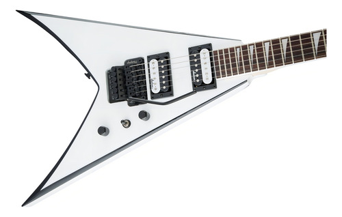 Guitarra elétrica Jackson Js32 King V branca com preta