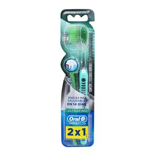 Cepillo de dientes Oral-B Pro-Salud Ultra Fino suave pack x 2 unidades