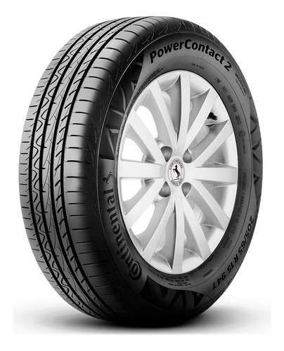 Kit 2 Pneus 195/65R15 Continental PowerContact 2 91H Aro 15