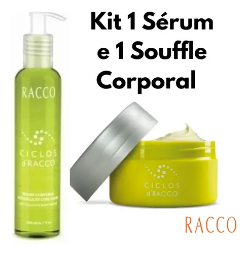 comprar Kit Anti-celulite E Gordura Corporal Sérum E Souflê Racco