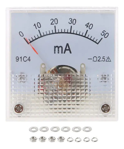 Amperímetro Mecánico Medidor Corriente Analógico 50madc
