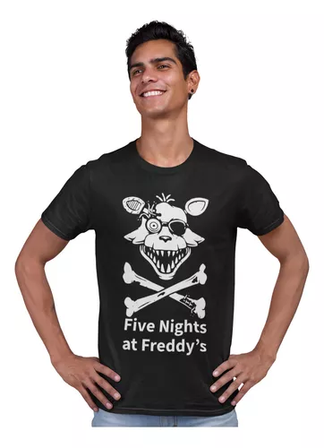 Camisa Infantil Five Night Freddy Pizza Fazbear 100% Algodão