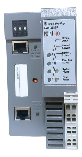 Allen-bradley 1734-aentr 2 Portas Ethernet/ip Para Point I/o